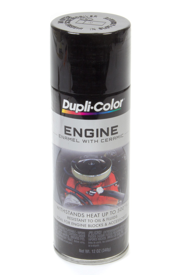 DUPLI-COLOR/KRYLON Gloss Black Engine Paint 12oz DE1613
