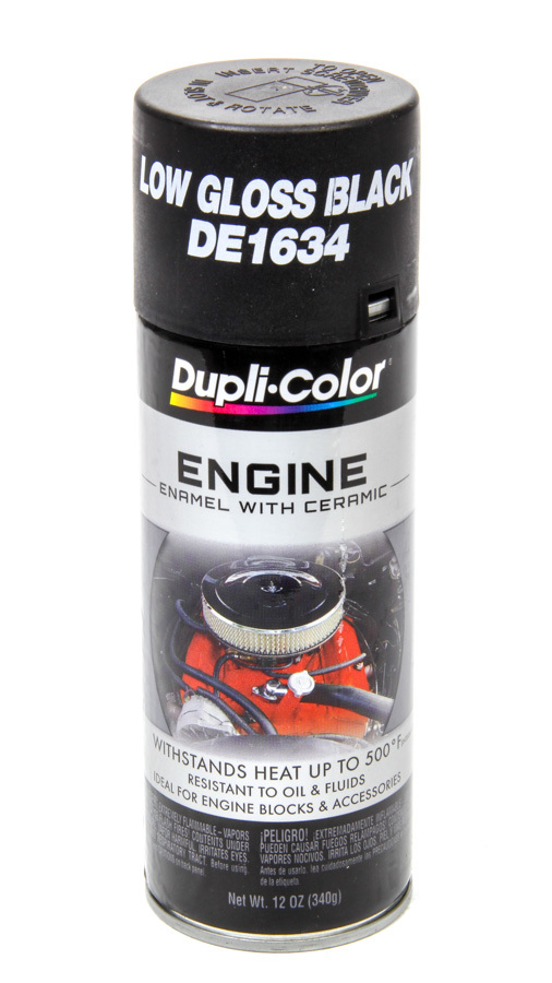 DUPLI-COLOR/KRYLON GM Low Gloss Black Engine Paint 12oz DE1634