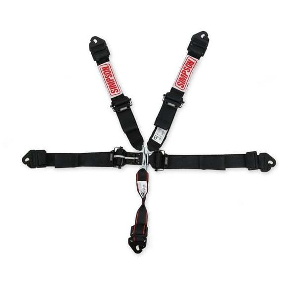 SIMPSON SAFETY Harness 5pt LL Pull-Down 2in Lap & Shoulder 12LD5WC
