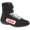 SIMPSON SAFETY High Top Shoes 11.5 Black 28115BK