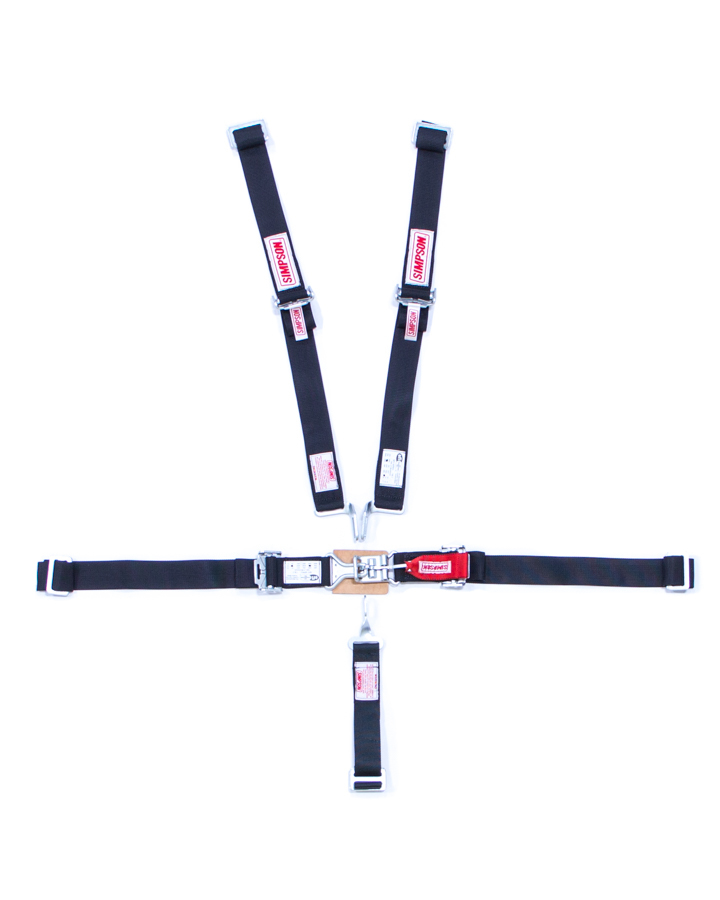 SIMPSON SAFETY 5-pt Harness System Jr Wrap Around BK 29025BK