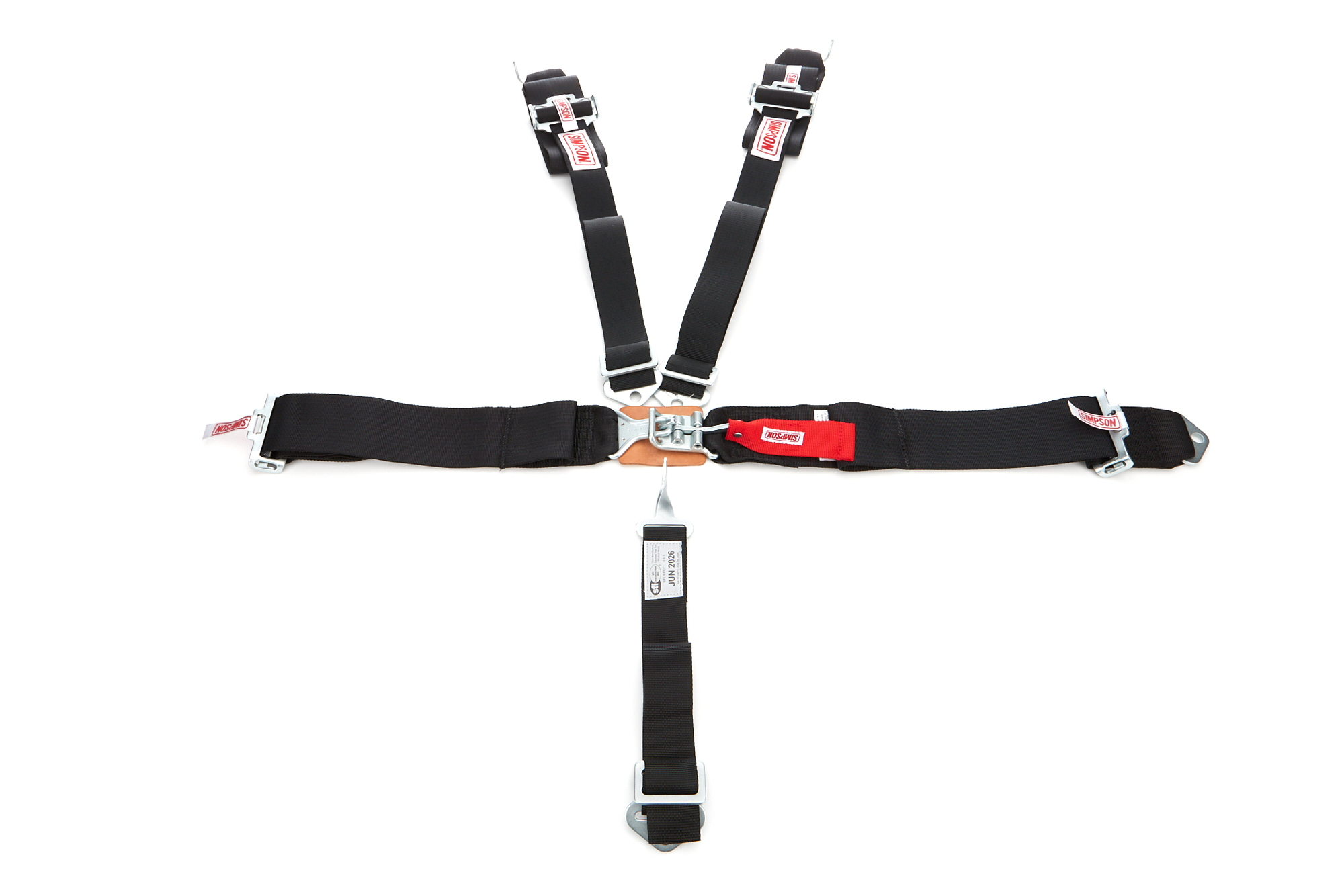 SIMPSON SAFETY 5-PT Harness System LL P/U B/I Ind 62in 29061BK
