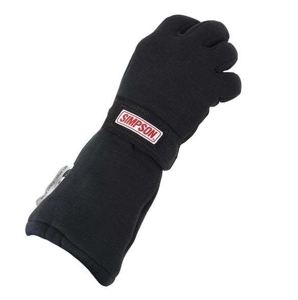 SIMPSON SAFETY Glove Holeshot Small Black SFI-20 37017SK