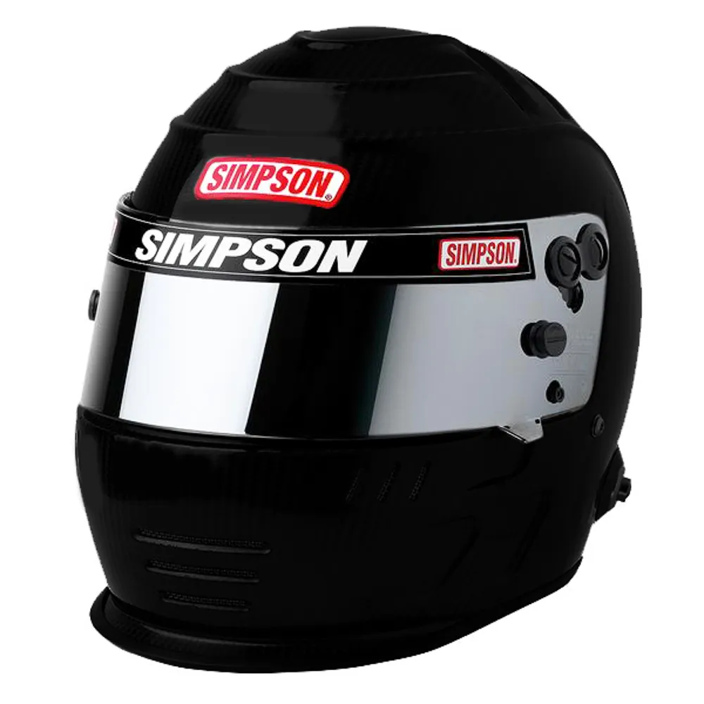 SIMPSON SAFETY Helmet Speedway Shark 7-1/4 Flat Black SA2020 7707148