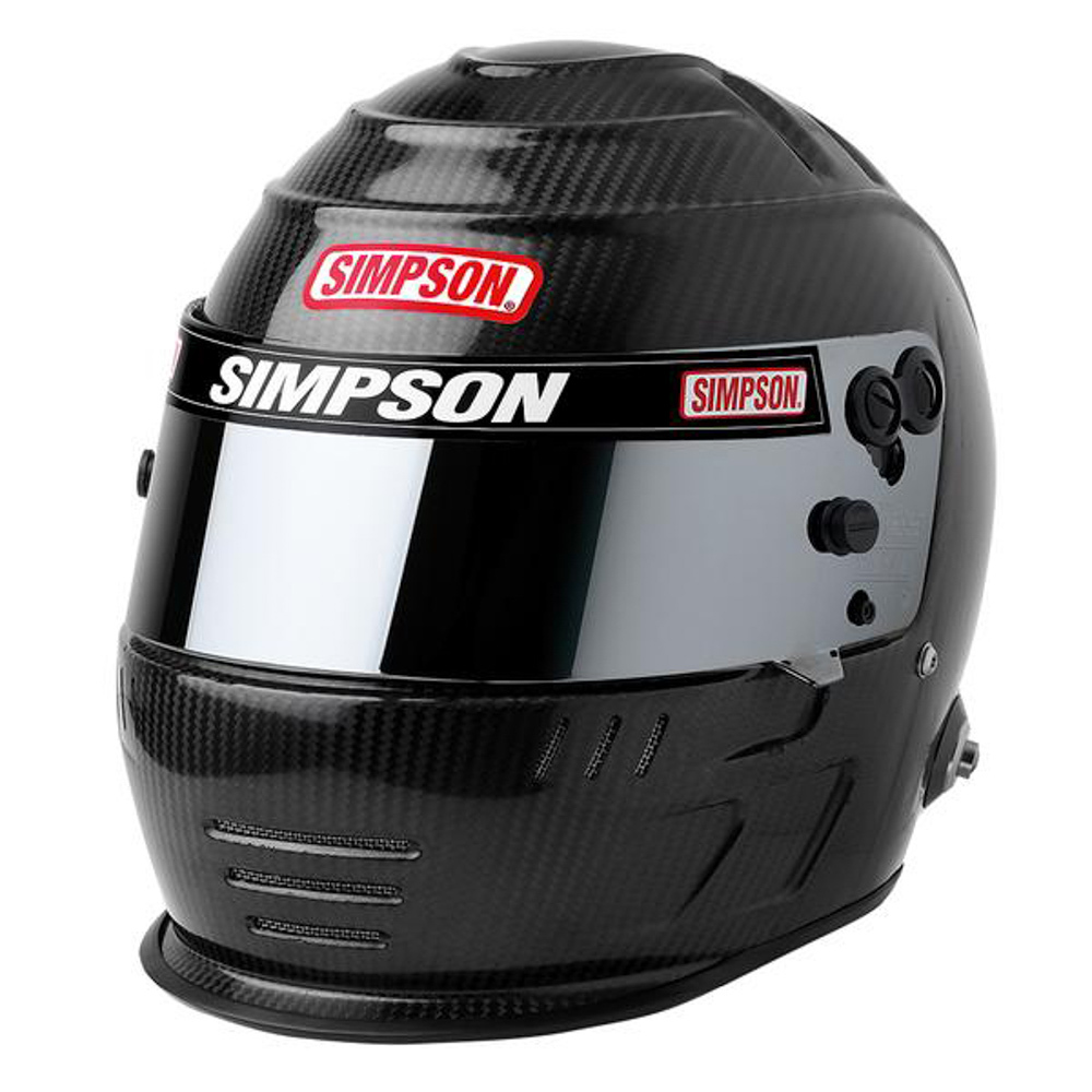 SIMPSON SAFETY Helmet Speedway Shark 7-3/8 Carbon SA2020 770738C