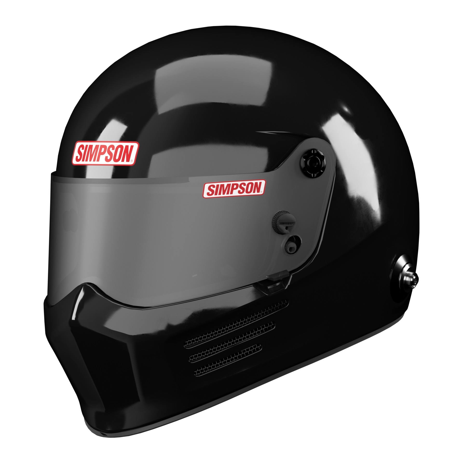SIMPSON SAFETY Helmet Bandit Medium Black SA2025 9200022
