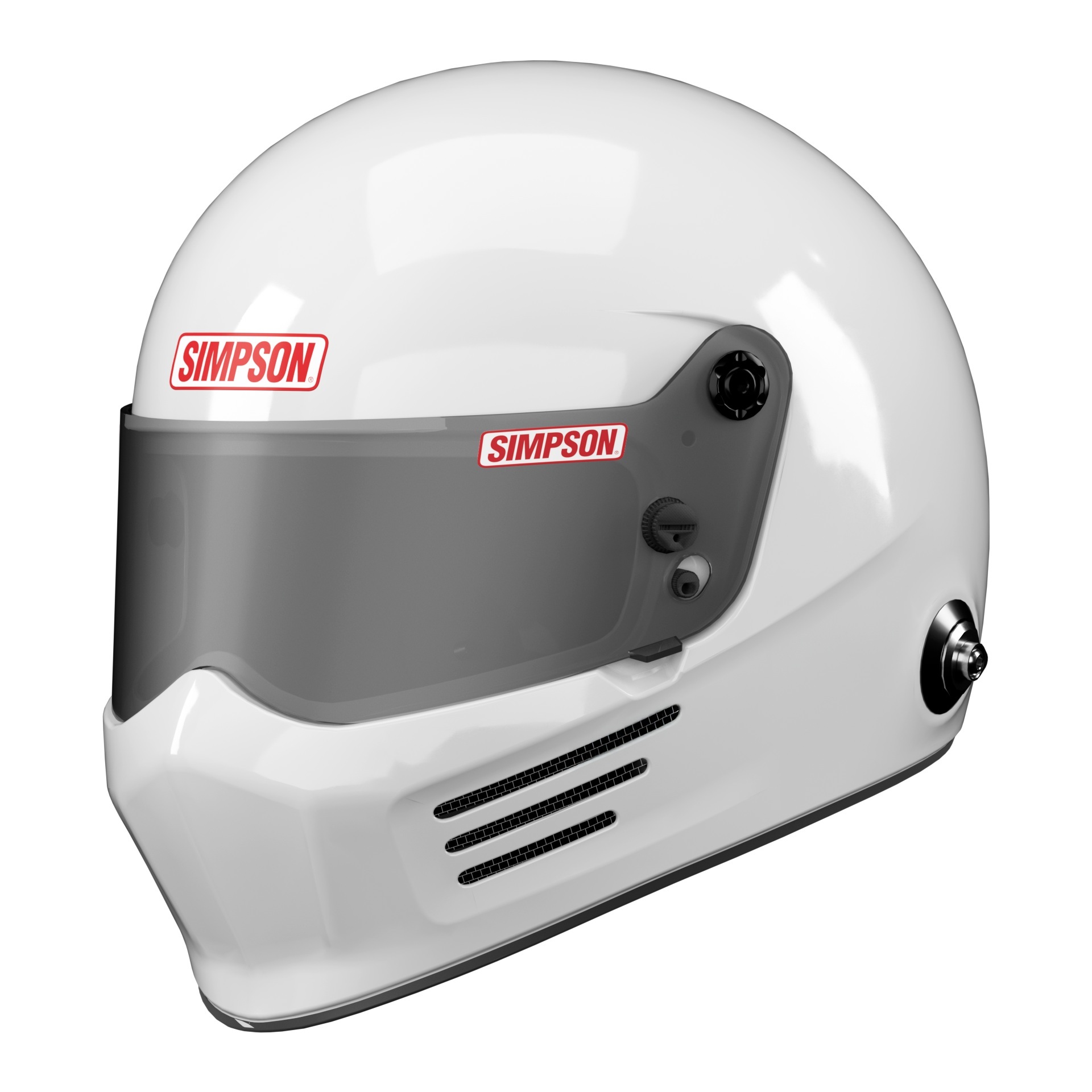 SIMPSON SAFETY Helmet Bandit Large White SA2025 9200031