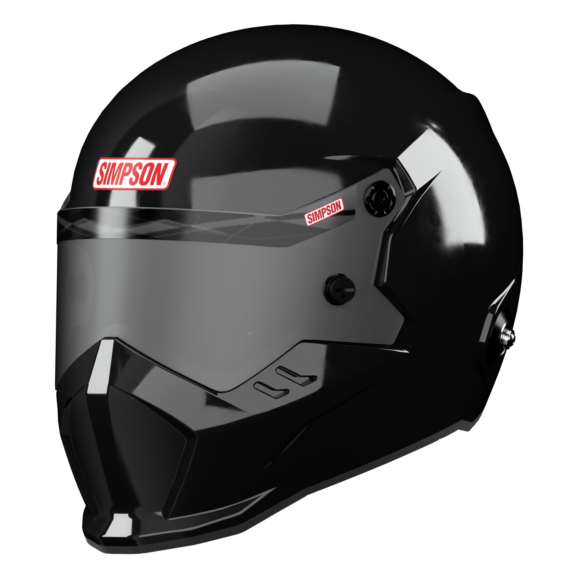 SIMPSON SAFETY Helmet KingSnake X-Lrg Black SA2025 9290042