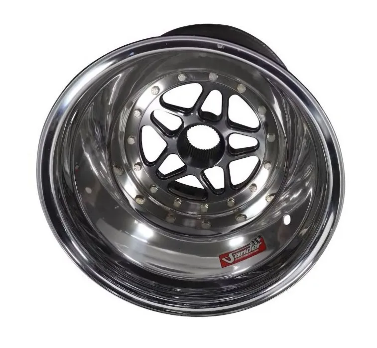 SANDER ENGINEERING Sprint Wheel 15x17 6in BS Outside Lock W/Cover S15-176-SO2