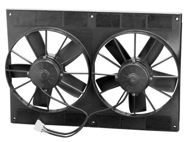 SPAL ADVANCED TECHNOLOGIES Dual 11in Puller Fan Paddle Blade 2720 CFM 30102052