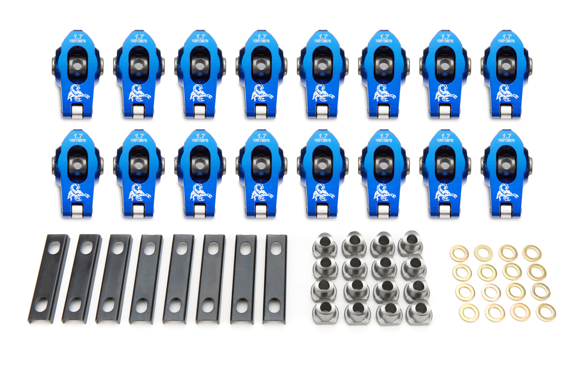 SCORPION PERFORMANCE GM LS Roller R/A's - 1.7 Ratio 8mm Ped Mnt 1098
