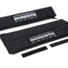 SCHROTH RACING Harness Pads 2in Wide Black w/ Silver Patch SR 09119