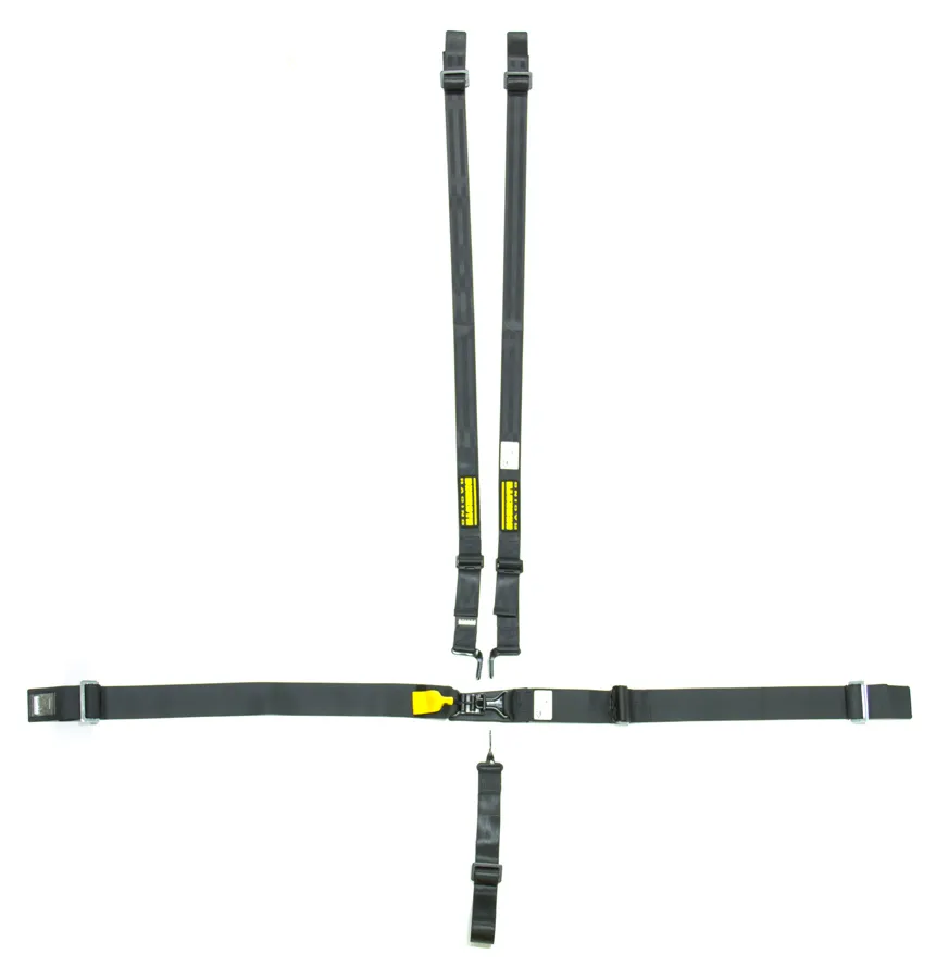 SCHROTH RACING 5pt Harness System SFI LatchLink Black HANS sr 71050H