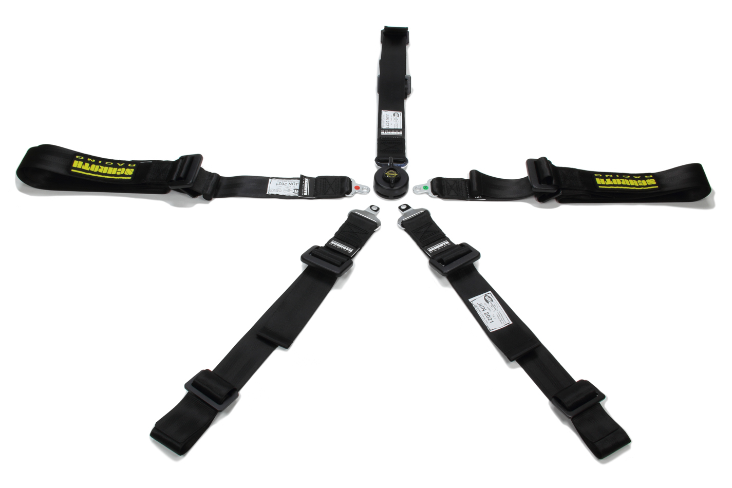 SCHROTH RACING 5pt Harness Profi 2x2 Pull-Down Lap sr 91152PD O-5