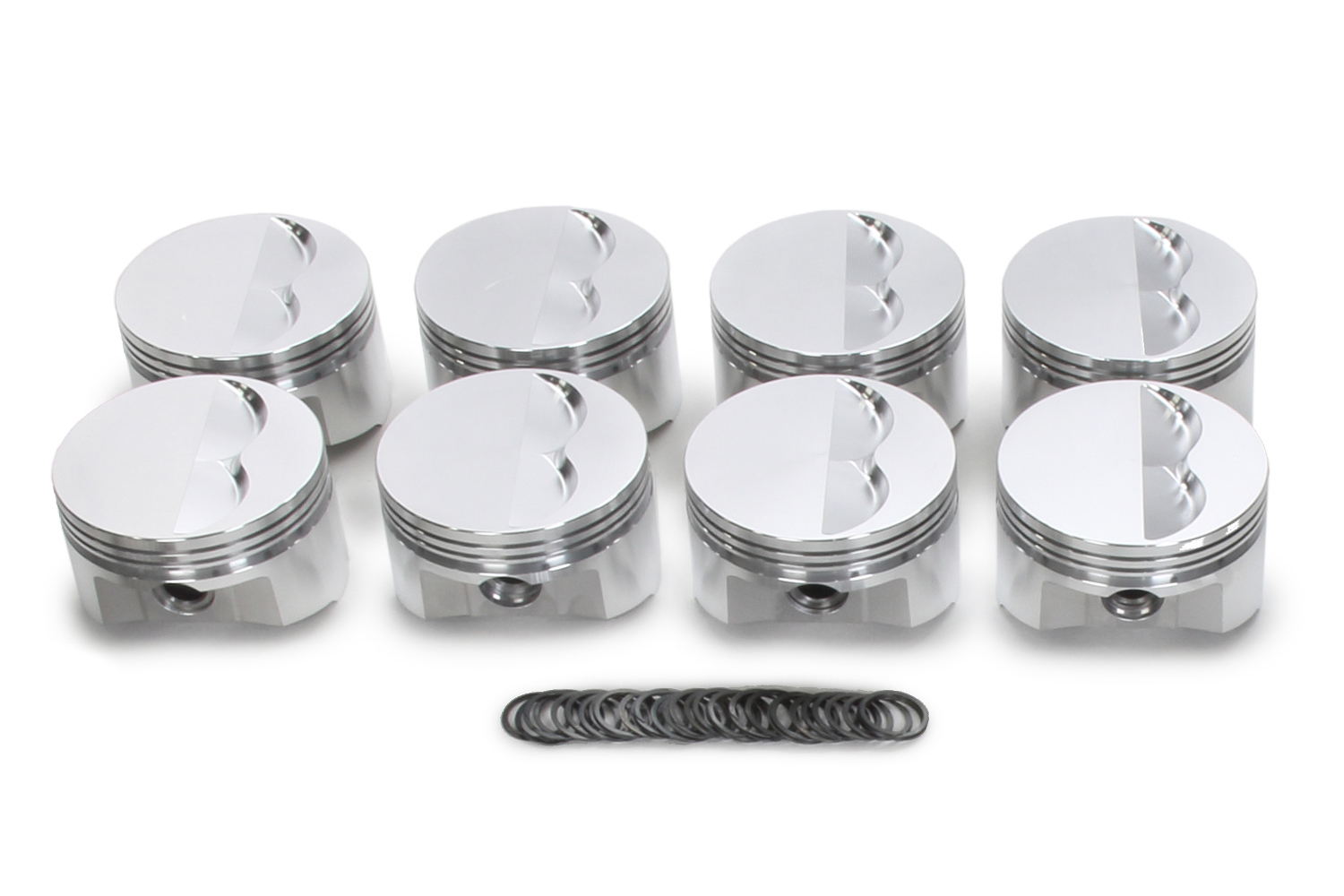 SPORTSMAN RACING PRODUCTS SBC Flat Top Piston Set 4.030 Bore 138081