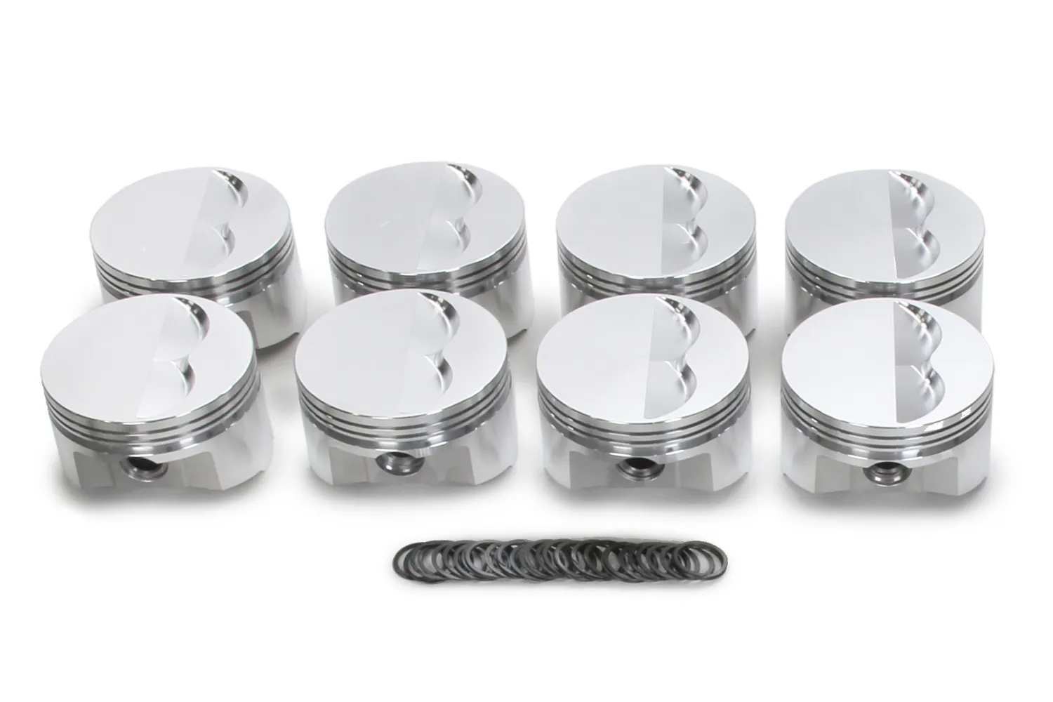 SPORTSMAN RACING PRODUCTS SBC Flat Top Piston Set 4.030 Bore 138085