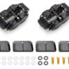 STRANGE Pro Race Brake Caliper Kit - 4 Piston w/Sft Pad B1850