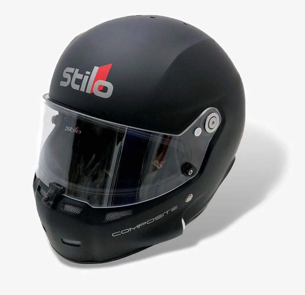 STILO Helmet ST5 GT Medium 57 Composite Flt Blk SA2020 AA0700AF2T570401