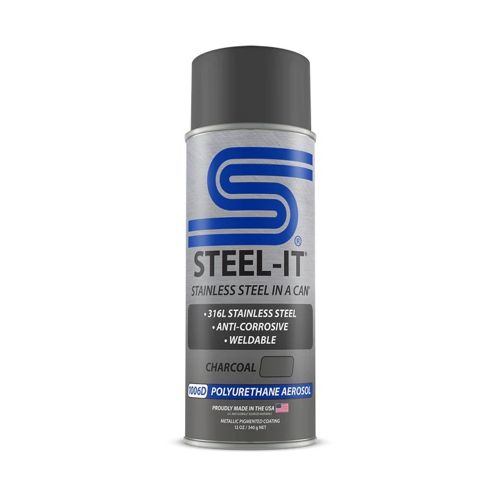 STEEL-IT Charcoal Polyurethane 12OZ Can FGAE1006D