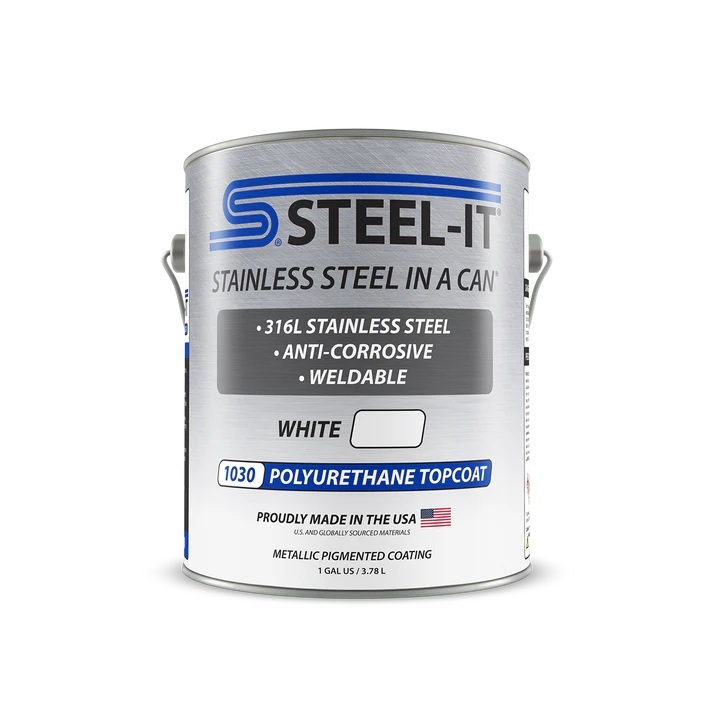 STEEL-IT White Polyurethane 1 Gallon FGPA1030G