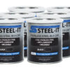 STEEL-IT Black Polyurethane Case 6 x 1 Quart CASE1012Q