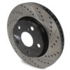 STOPTECH Sport Cryo Drilled/Slott ed Brake Rotor; Front Le 127.44147CL