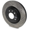 STOPTECH Sport Cryo Drilled/Slott ed Brake Rotor; Front Le 127.45080CL