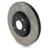STOPTECH Sport Cross Drilled Brak e Rotor 128.40071R