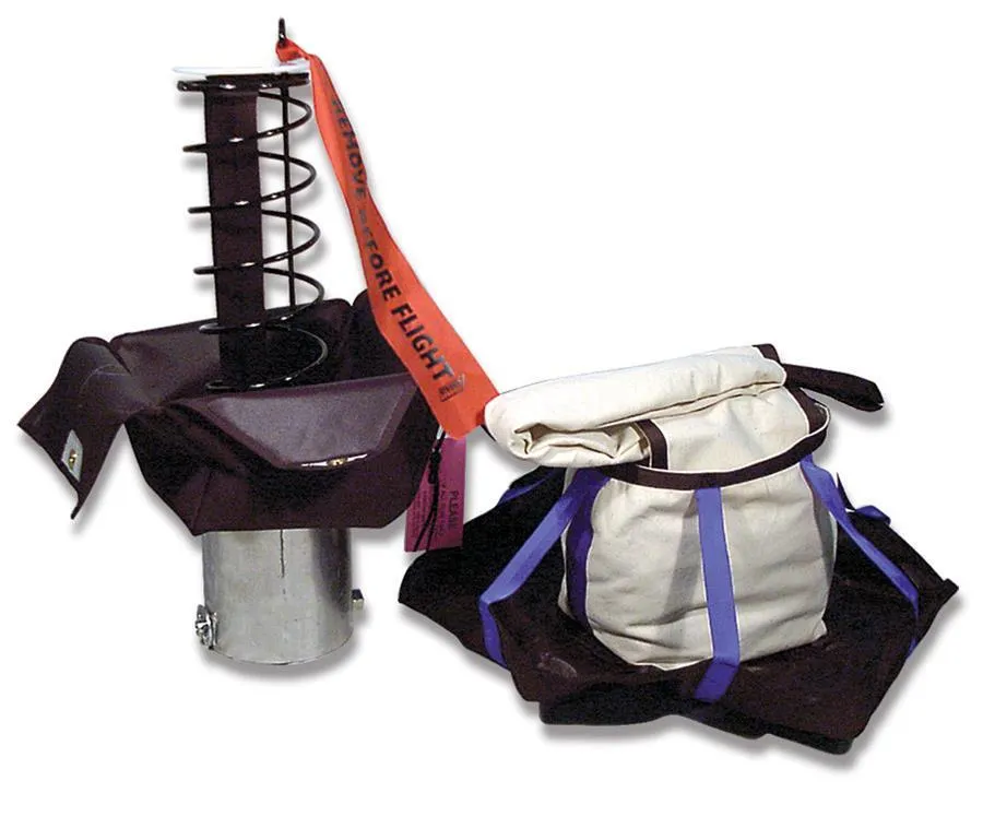 STROUD SAFETY 420 Chute Black w/Lg Spring Launcher 4204803-01