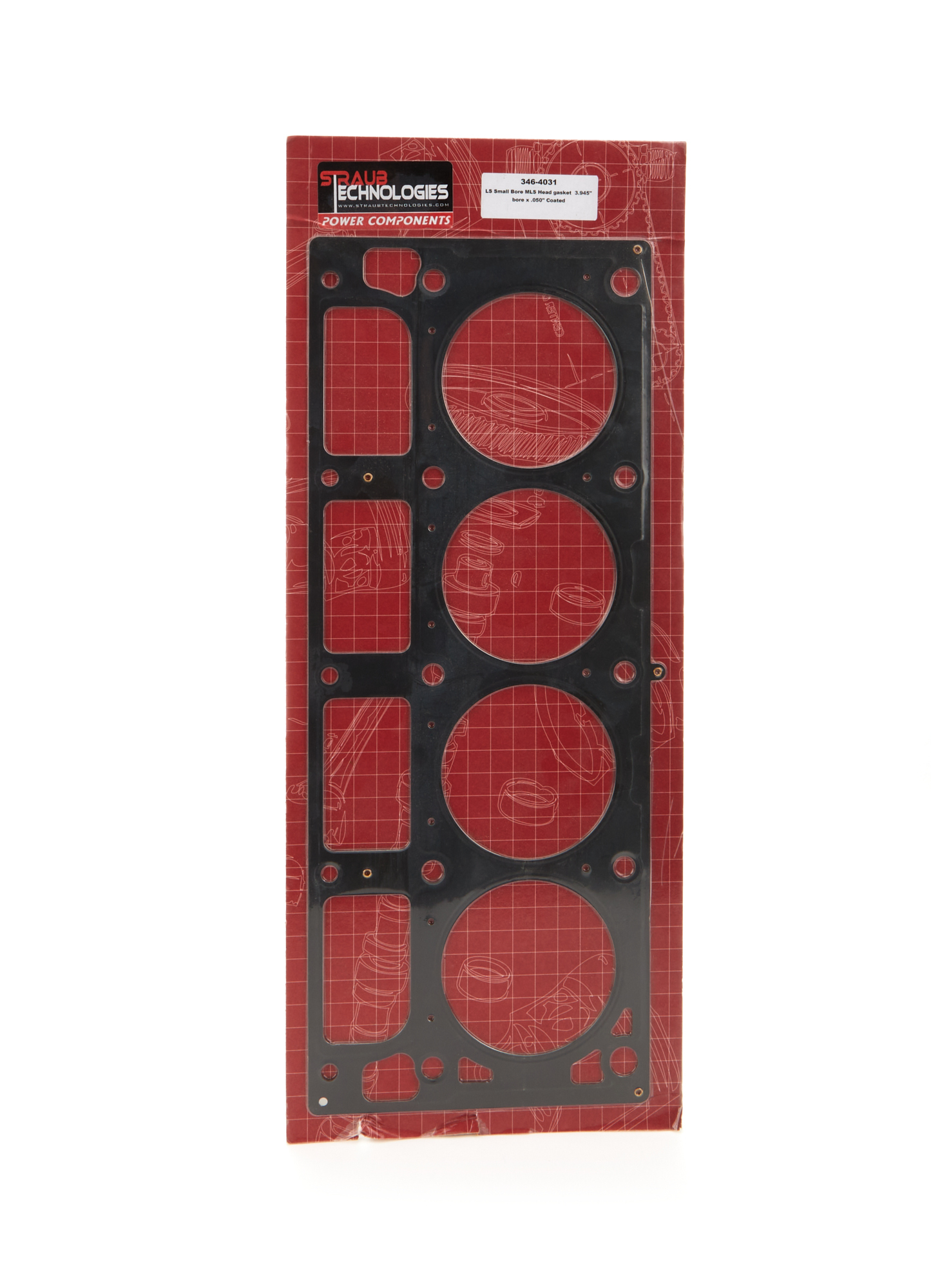 STRAUB TECHNOLOGIES INC. LS MLS Head Gasket 3.945 Bore .050 Thick 346-4031