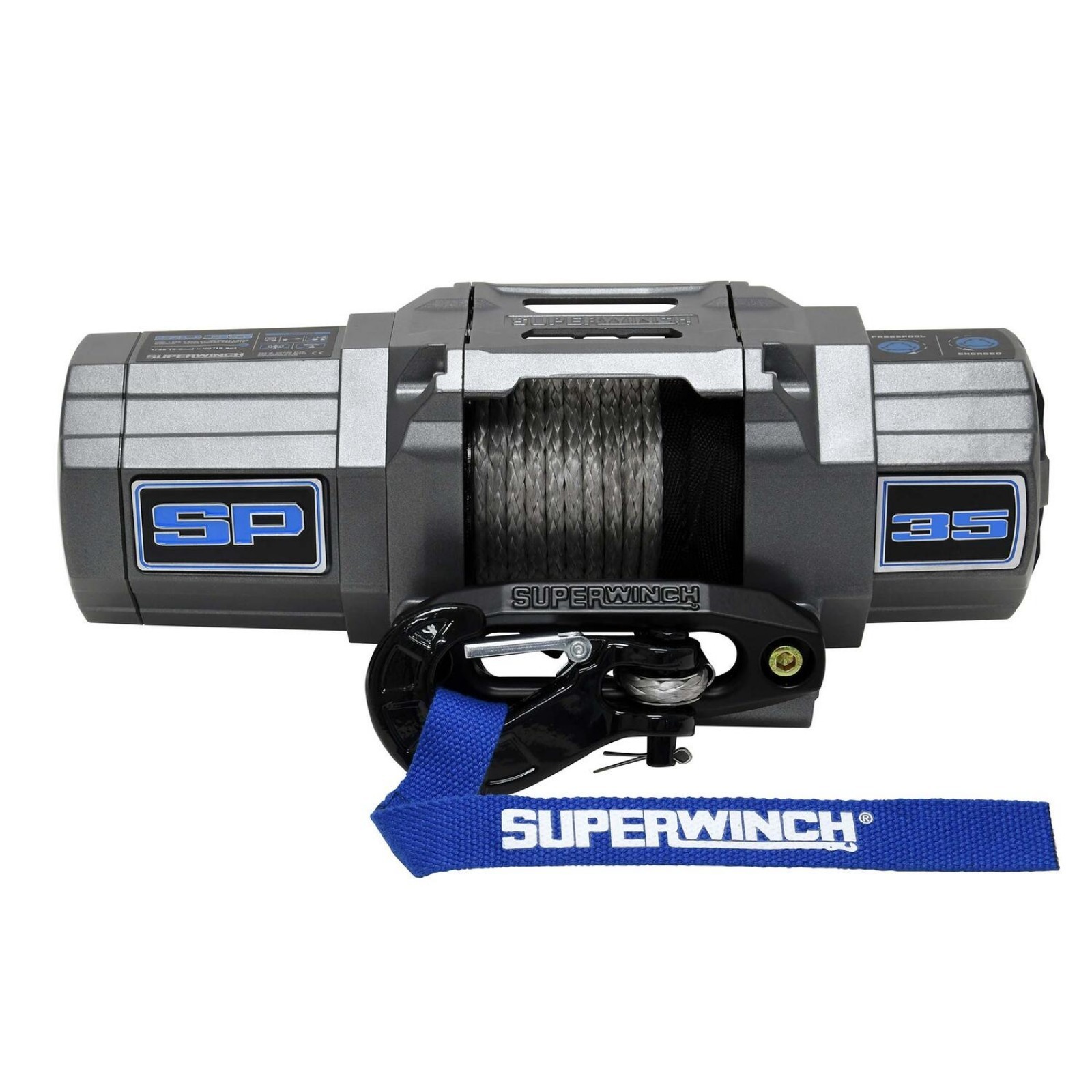 SUPERWINCH 3500lb Winch 40ft Syn thetic Rope Hawse 1135250