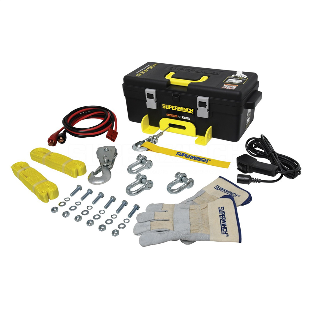 SUPERWINCH Winch2Go 4000lb Winch Steel Rope 1140222