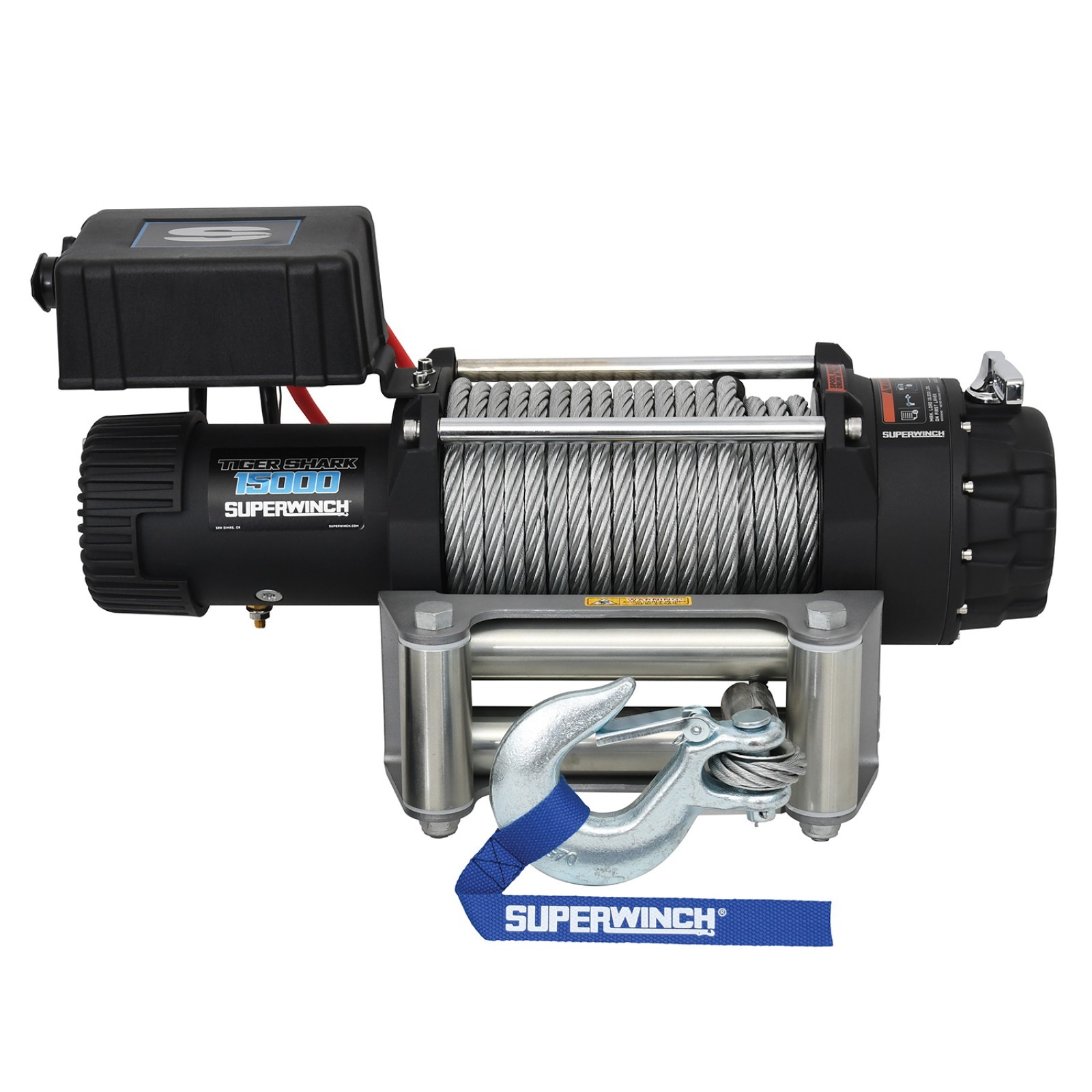 SUPERWINCH 15000lb Winch 7/16in x 82ft Wire Roller Fairlea 1515000