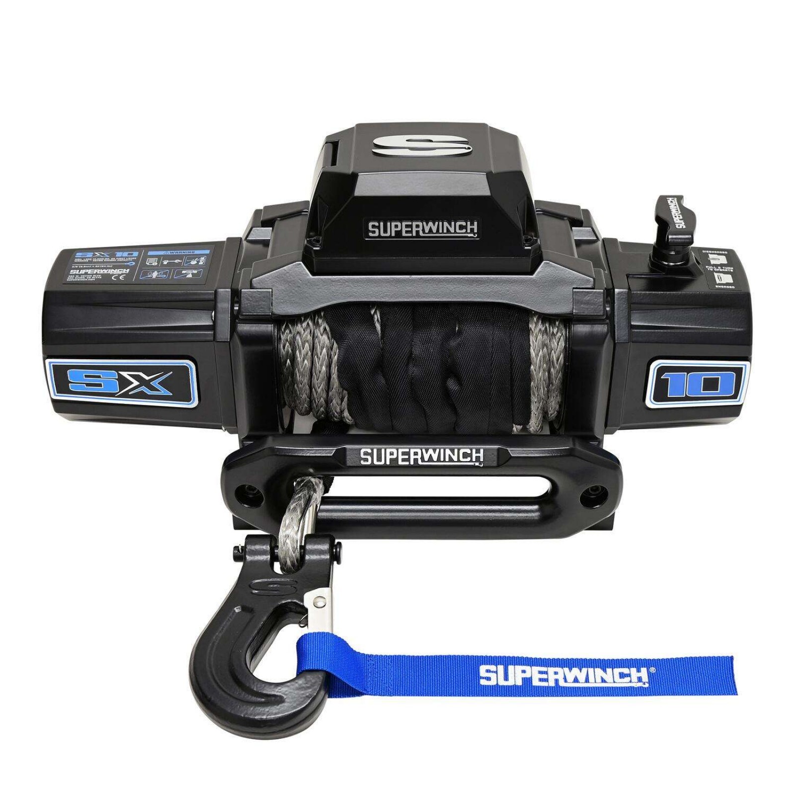 SUPERWINCH 10000lb Winch 3/8in x 80ft Synthetic Rope 1710204