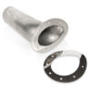 STAINLESS WORKS Through body Exhaust Tip Teardrop Style 3in Inlet ST2811