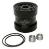 SYSTEM ONE Billet Oil Filter w/Blt Cap 45 Micron - Black 209-361B