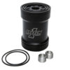 SYSTEM ONE Billet Oil Filter w/Blt Cap 75 Micron - Black 209-571B