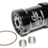 SYSTEM ONE Billet Oil Filter w/Blt Cap 75 Micron - Black 209-571BPS-1