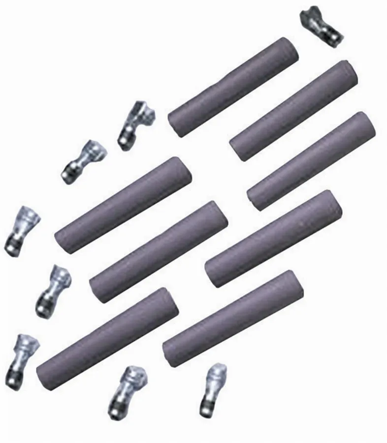 TAYLOR/VERTEX Spark Plug Boot/Terminal Kit 180deg Gray 46083