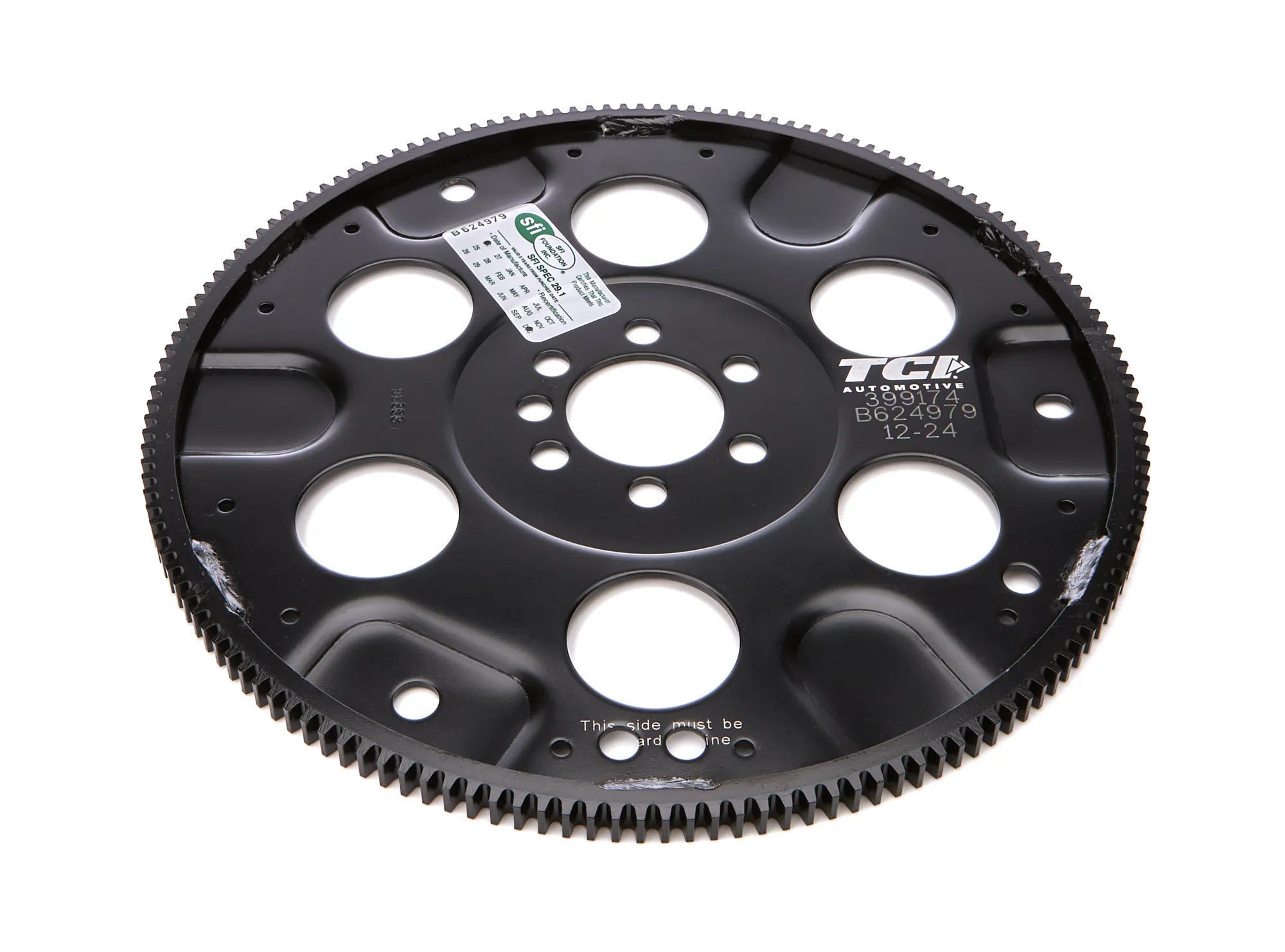TCI SFI Flex Plate Chevy V8 153 Tooth 1pc Rear Main 399174