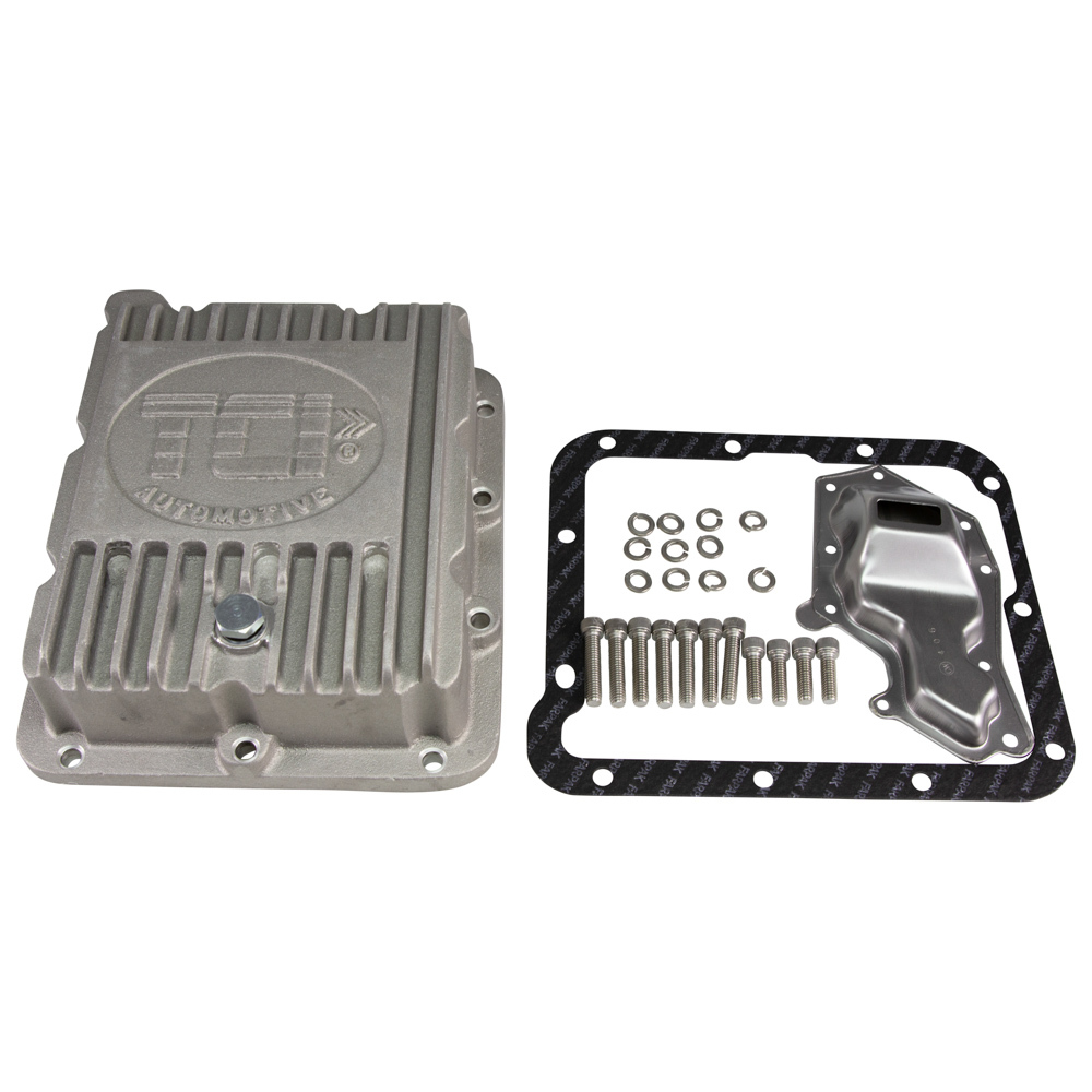 TCI C-4 Cast Aluminum Deep Tranny Pan 518000