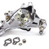 TUFF-STUFF 69-96 SBC Water Pump Long Chrome SuperCool 1448NA