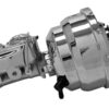 TUFF-STUFF 8in Brake Booster Chrome w/2018NA Master Cylinder 2123NA-2
