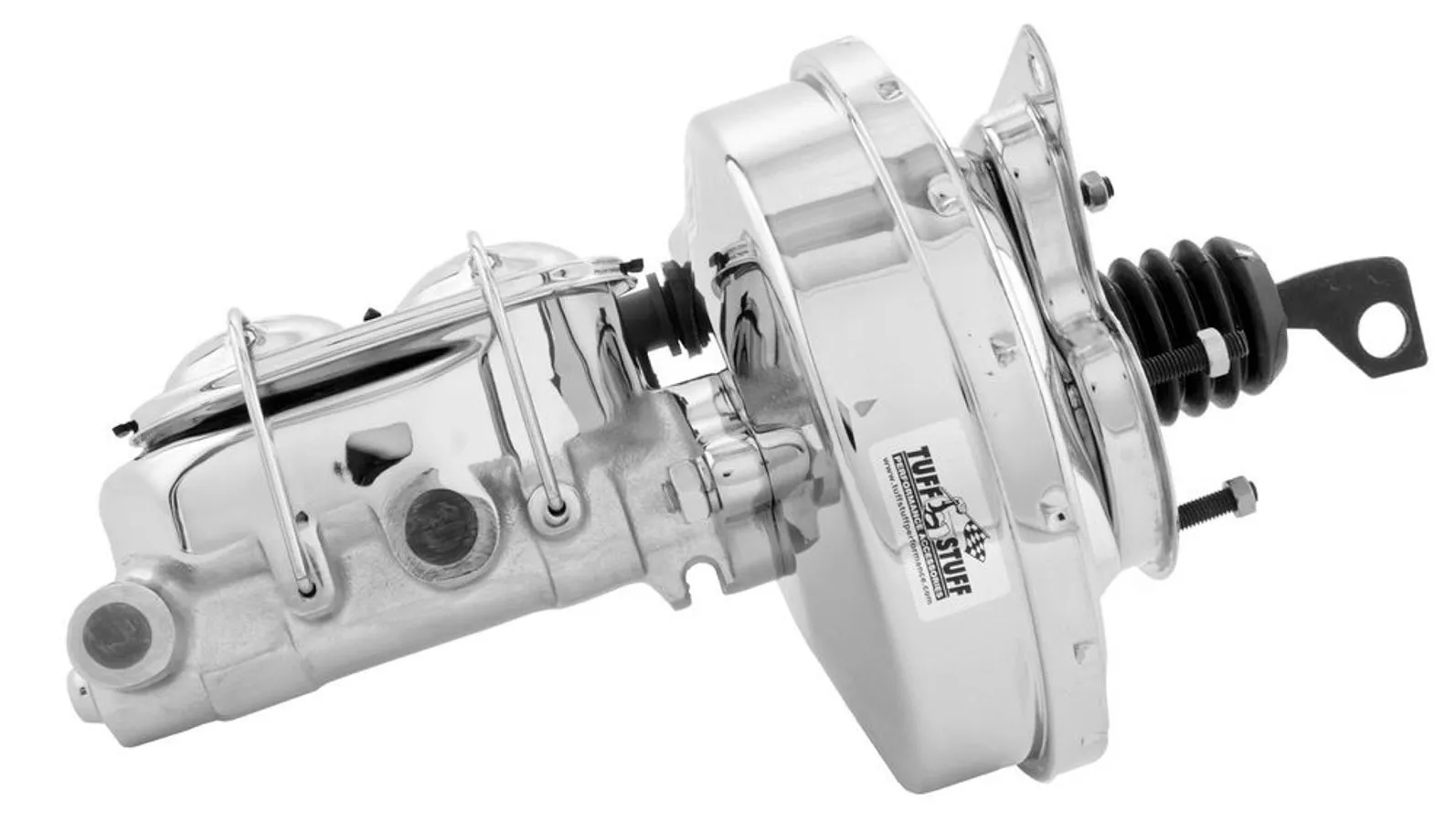 TUFF-STUFF 9in Diaphram Booster/ Master Cylinder Chrome 2125NA