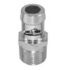TUFF-STUFF Water Pump Chrome Hose Nipple For 5/8in Hose 4450C