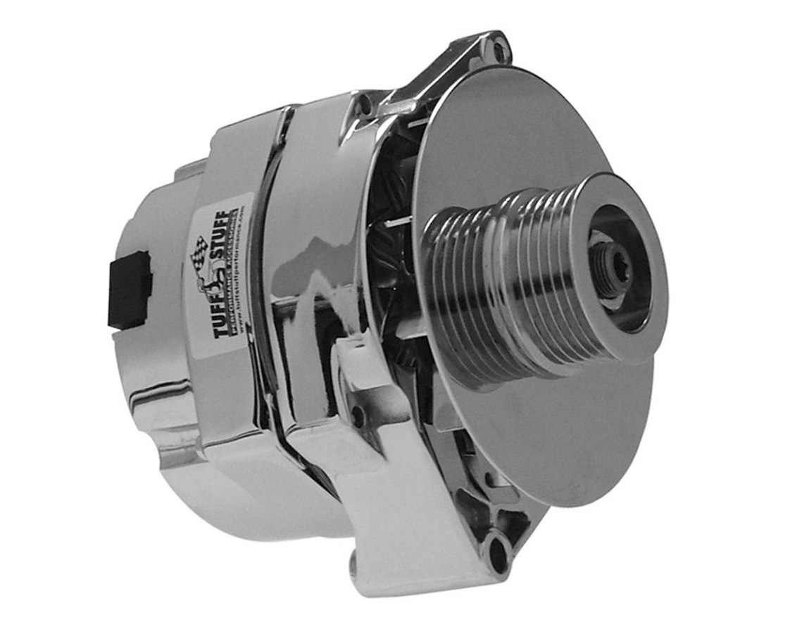 TUFF-STUFF GM Alternator 100 Amp 1-Wire Chrome 6 Groove 7127ND6G