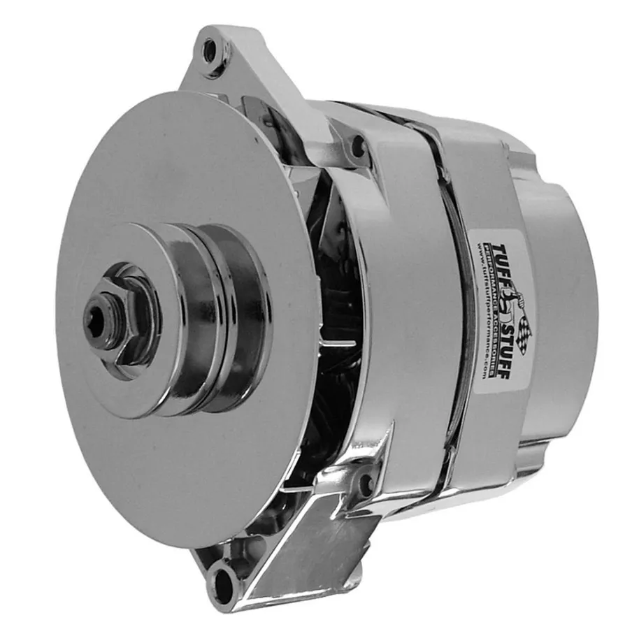 TUFF-STUFF GM Alternator 100 Amp 1-Wire Polished V-Groove 7127NDP