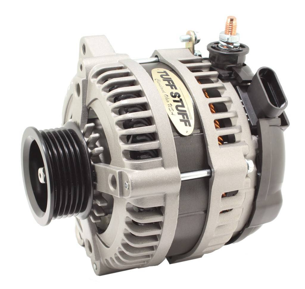 TUFF-STUFF 225 MAX AMP Alternator 6-Groove OEM Wire Cast 8320FC6GOE