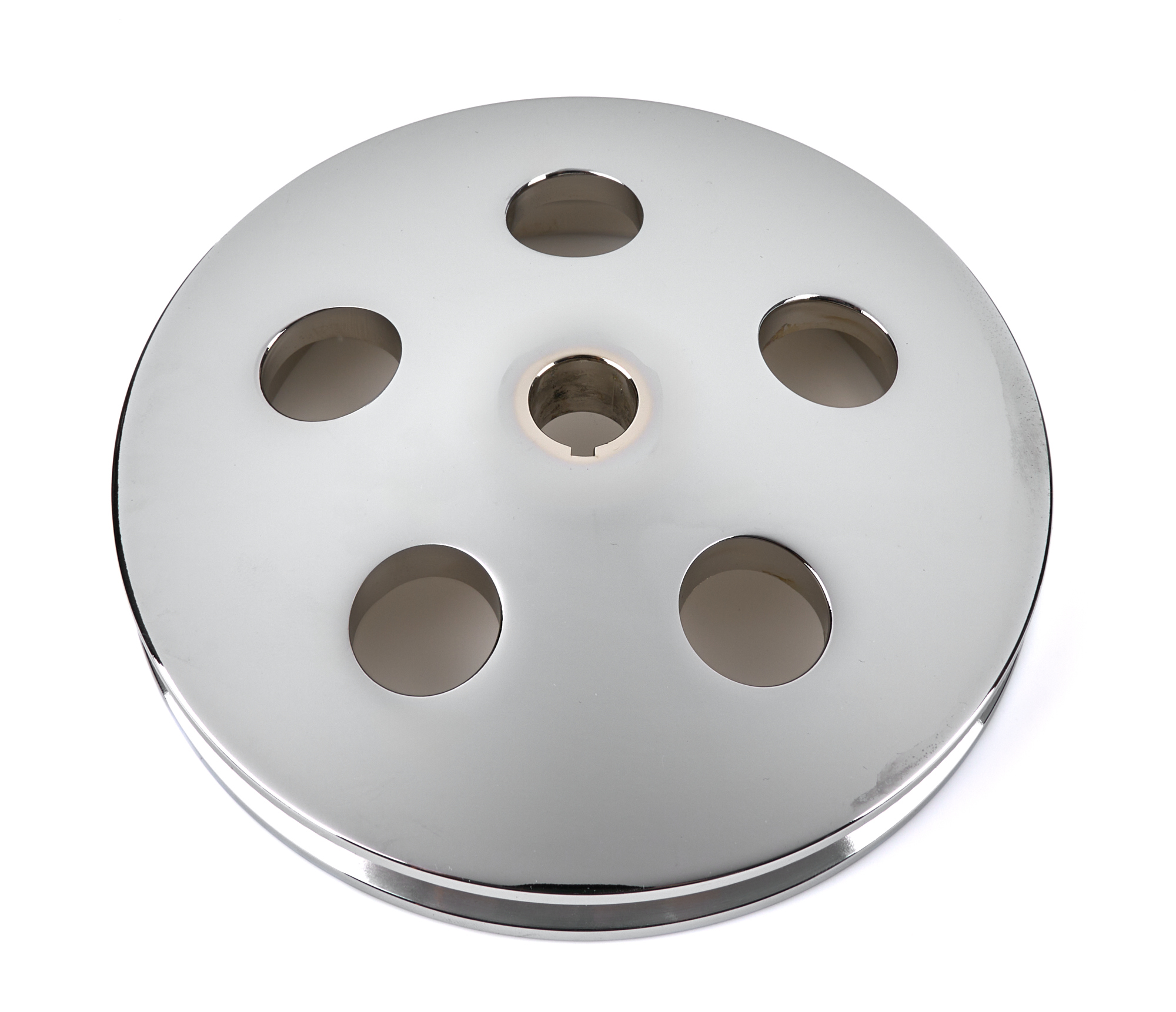 TUFF-STUFF Power Steering Pump Pulley Chrome 8488A