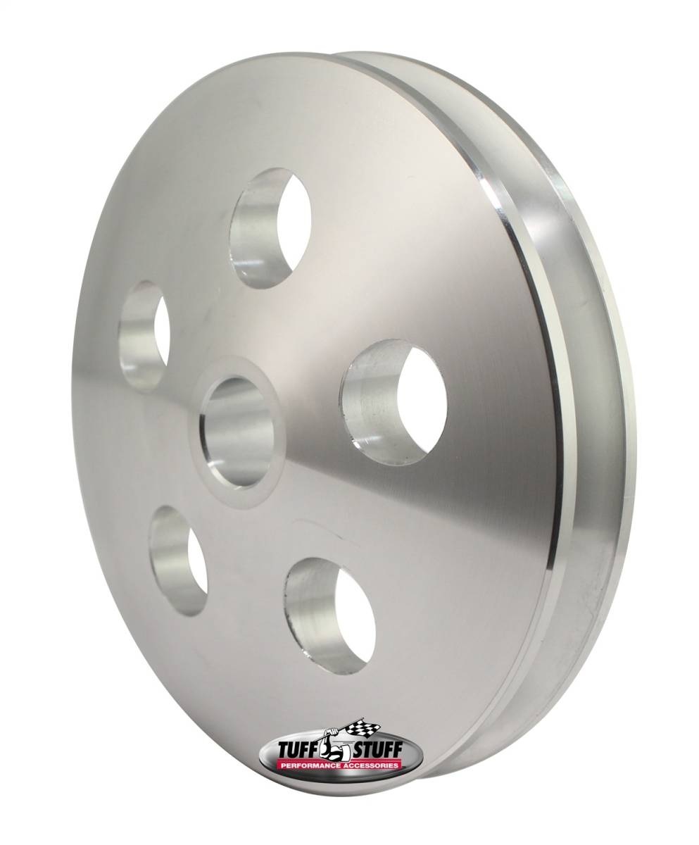 TUFF-STUFF V-Groove Power Steering Pulley Black 8492C